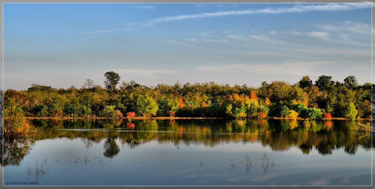 View of Addicks Reservoir, Texas