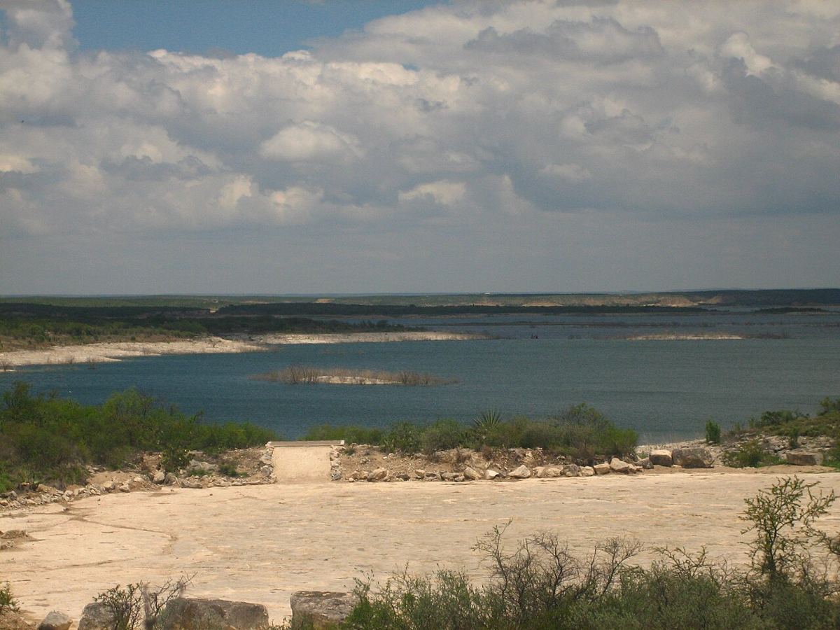 View of Amistad Reservoir, Texas