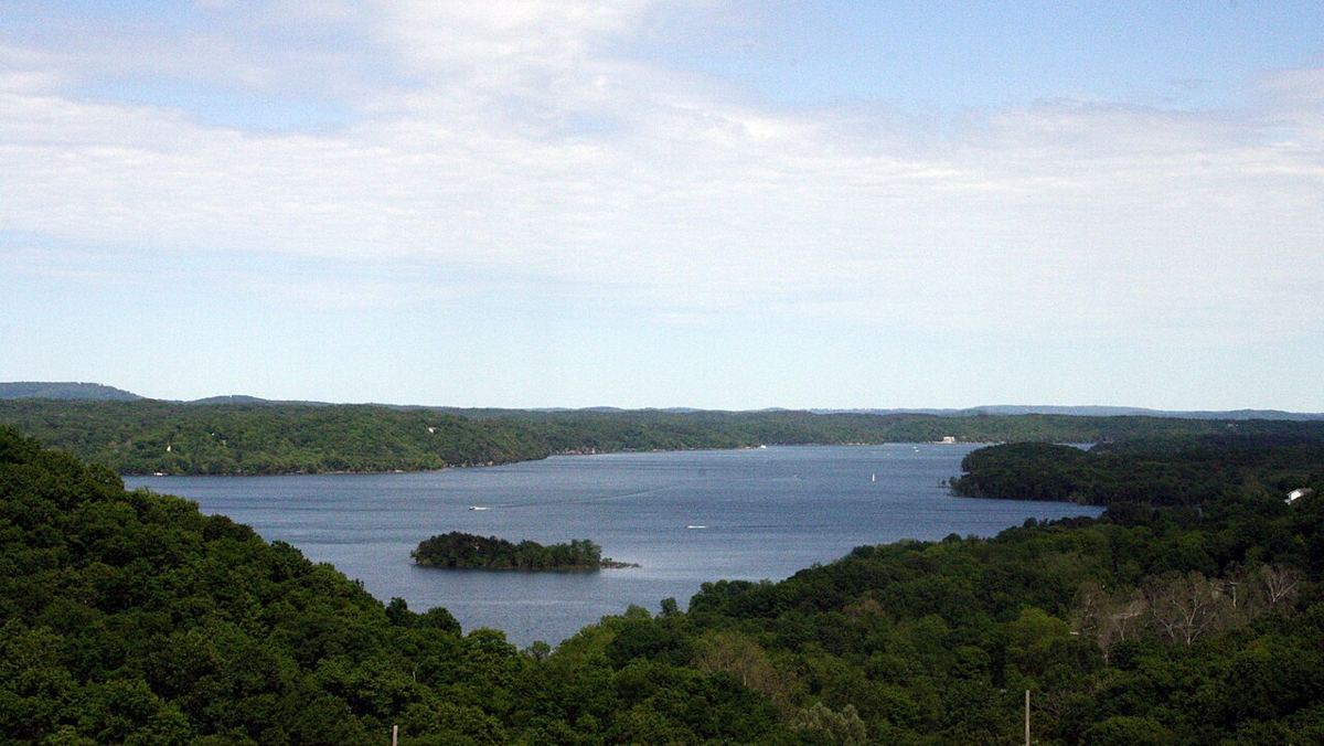View of Beaver Lake, Arkansas