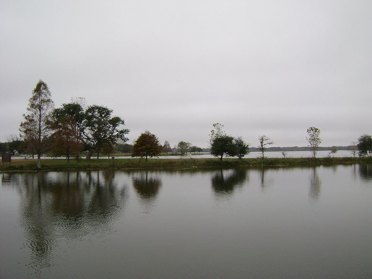 View of Coleto Creek Reservoir, Texas