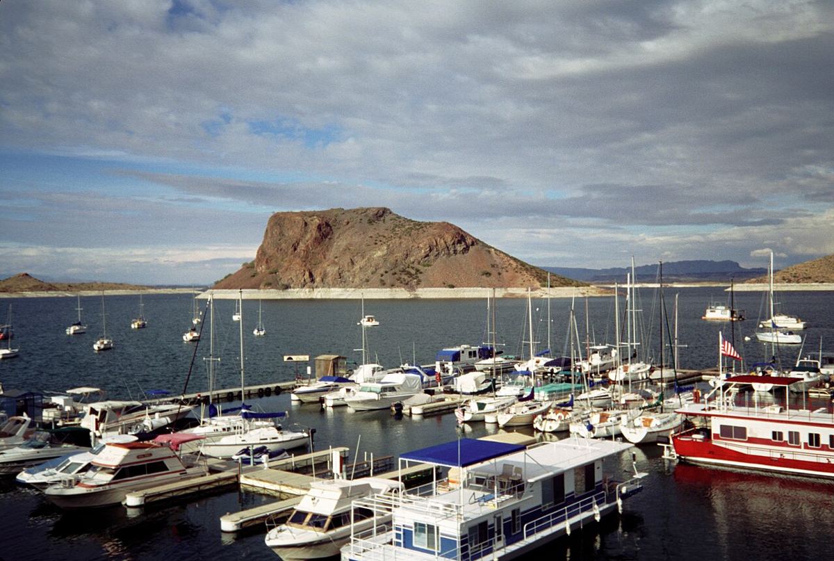 View of Elephant Butte Lake, New Mexico