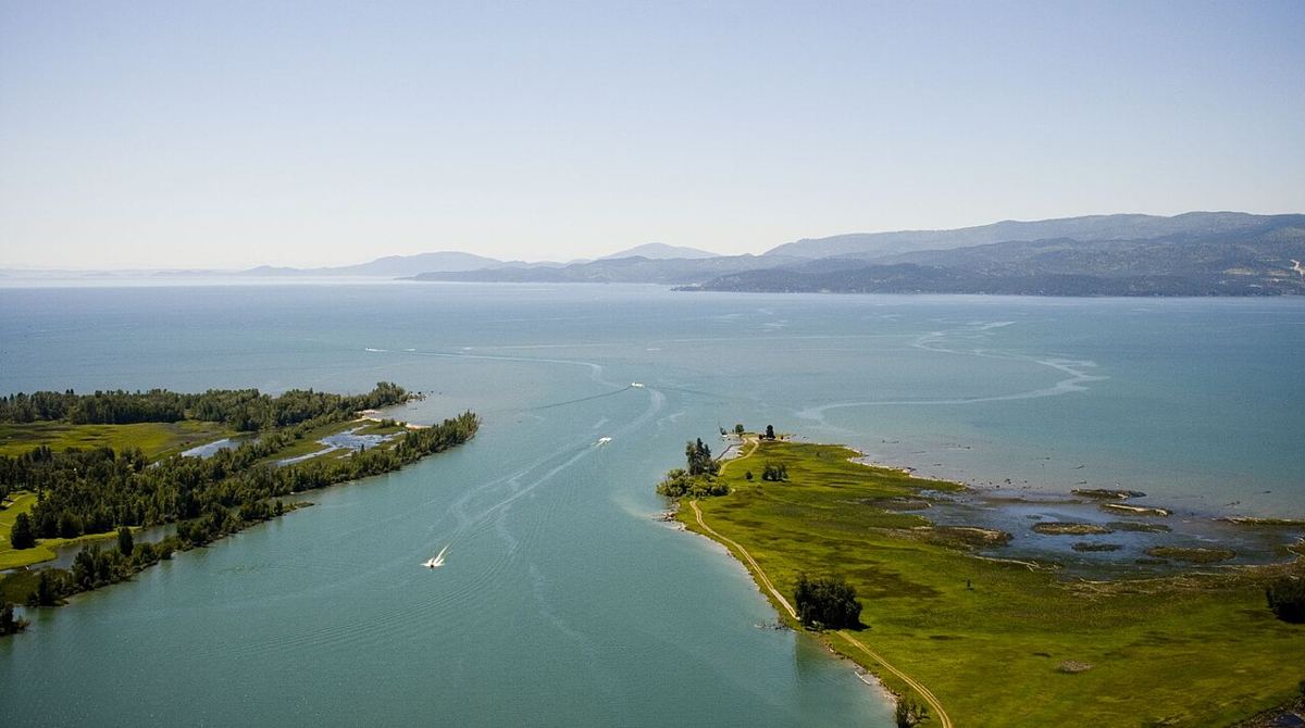 View of Flathead Lake, Montana