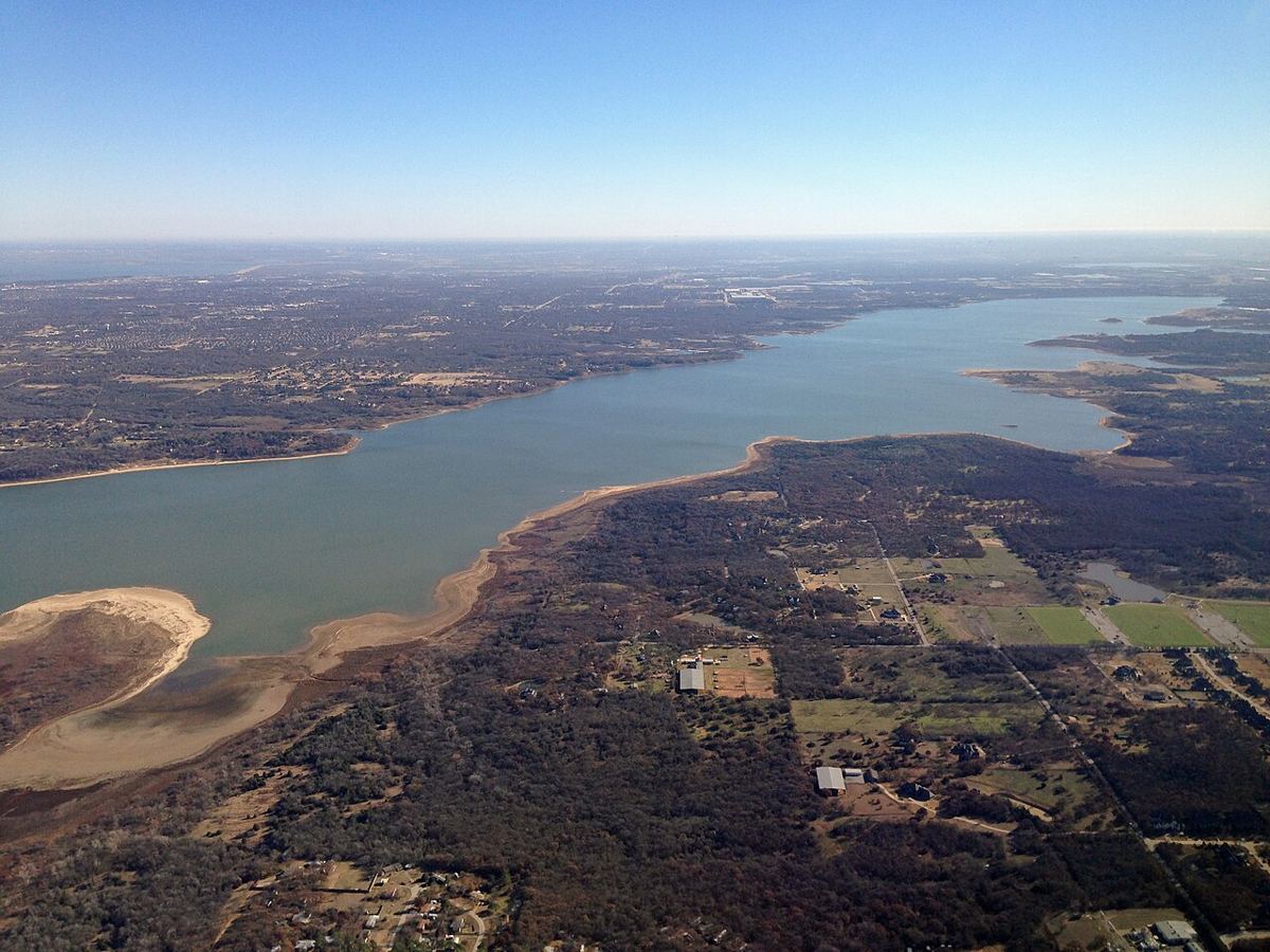 View of Grapevine Lake, Texas