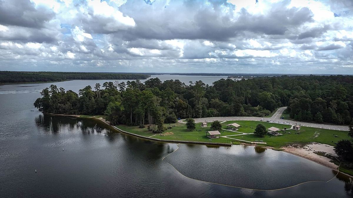 View of Lake Conroe, Texas
