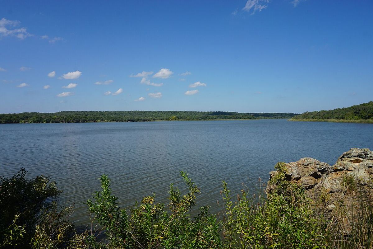 View of Lake Mineral Wells, Texas