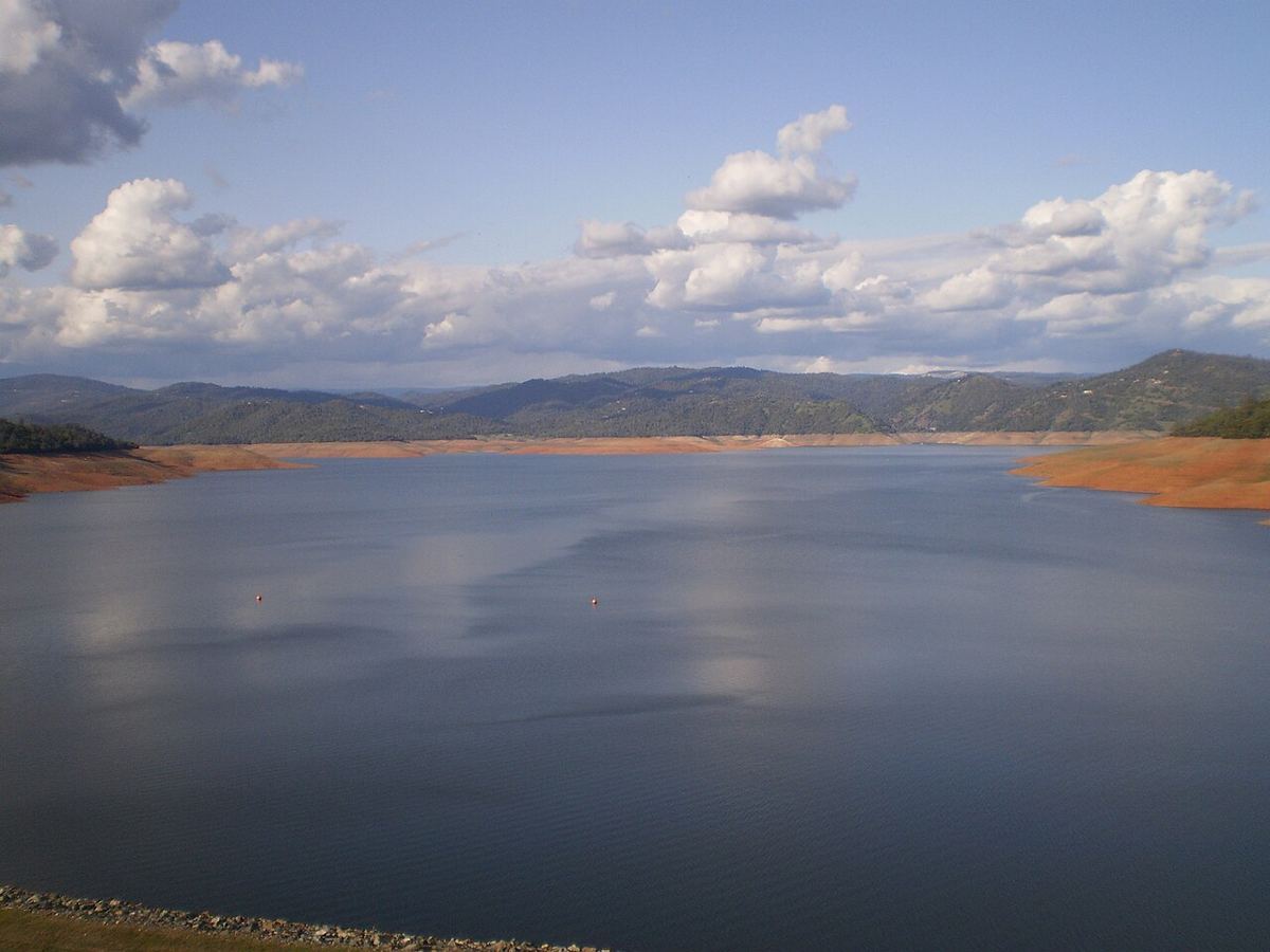 View of Lake Oroville, California