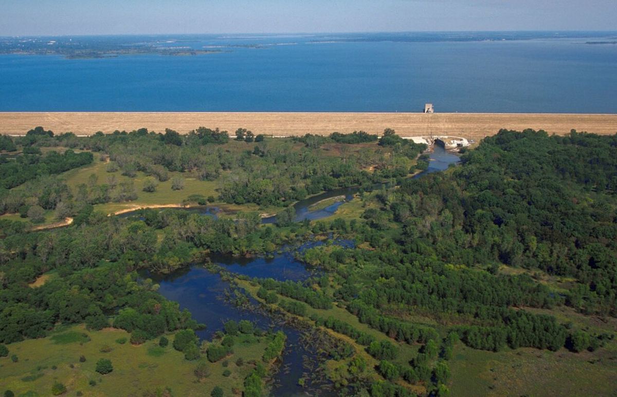 View of Lewisville Lake, Texas