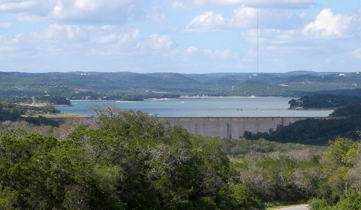 View of Medina Lake, Texas