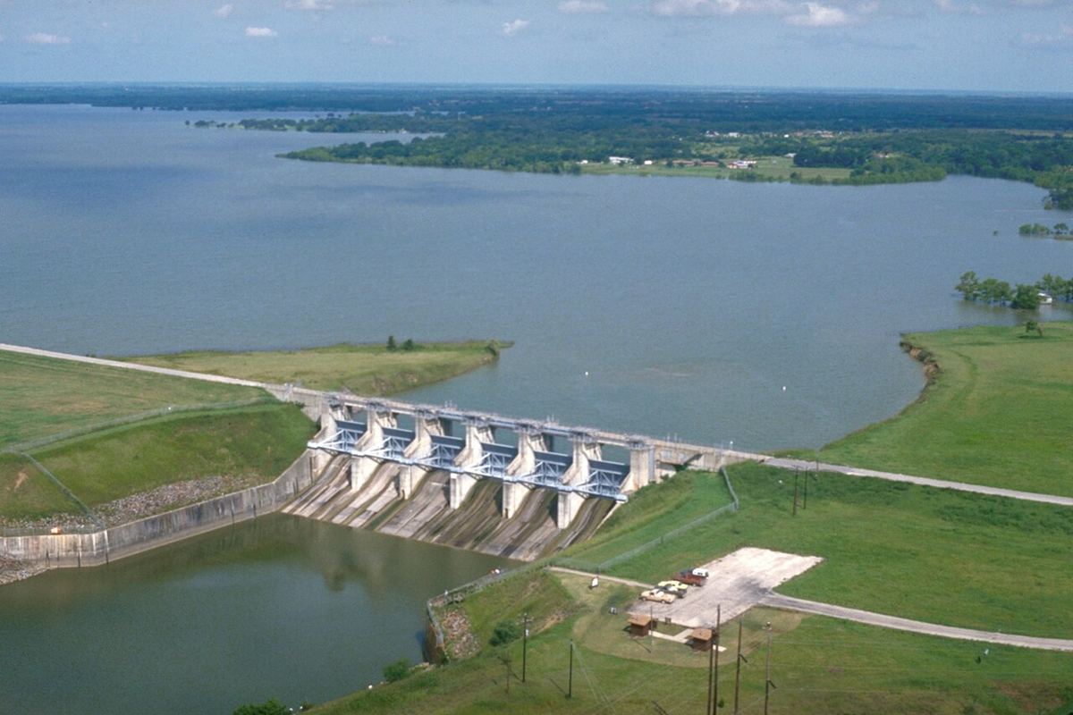 View of Navarro Mills Lake, Texas