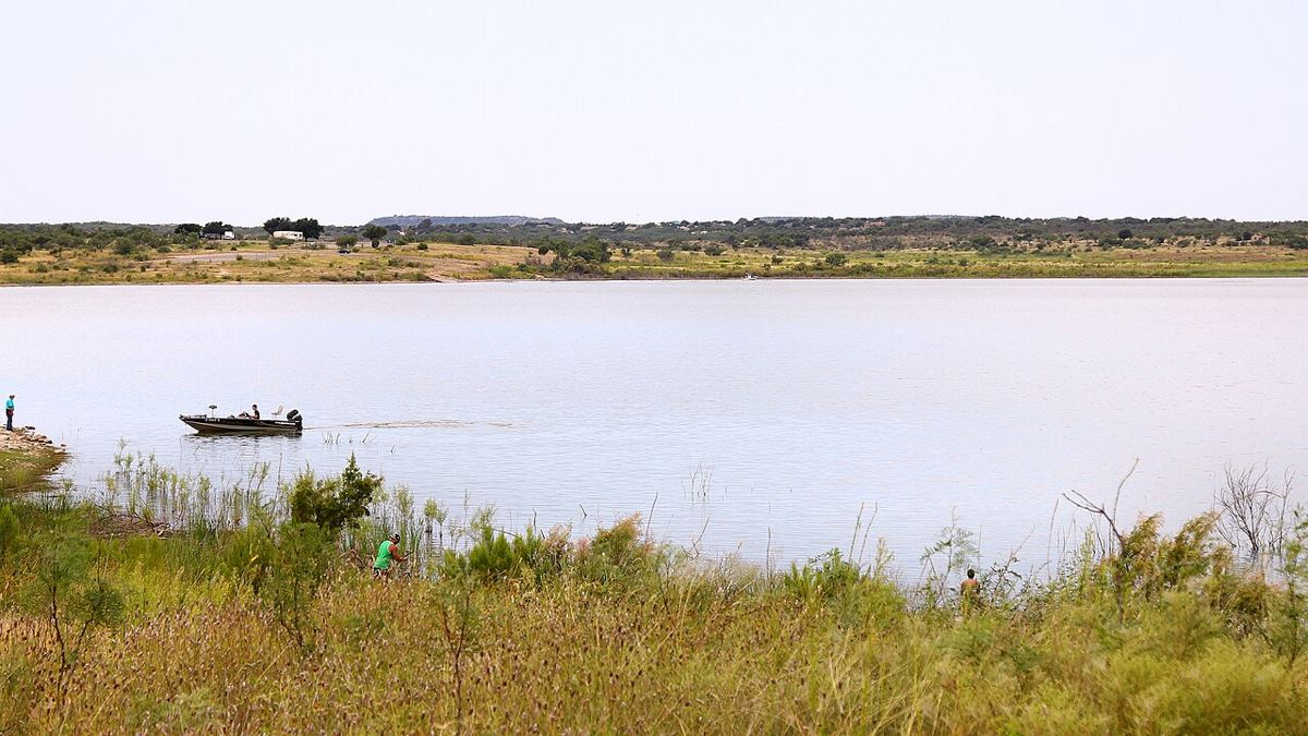 View of O. C. Fisher Lake, Texas