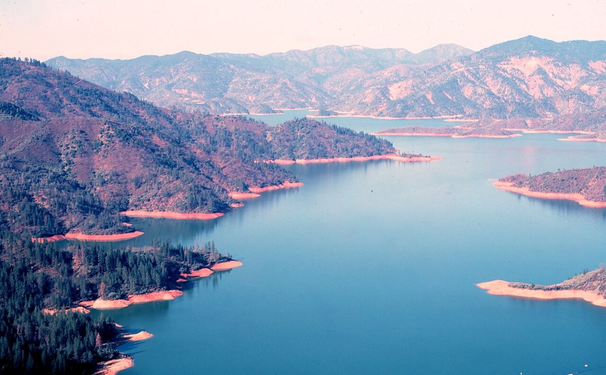 View of Shasta Lake, California