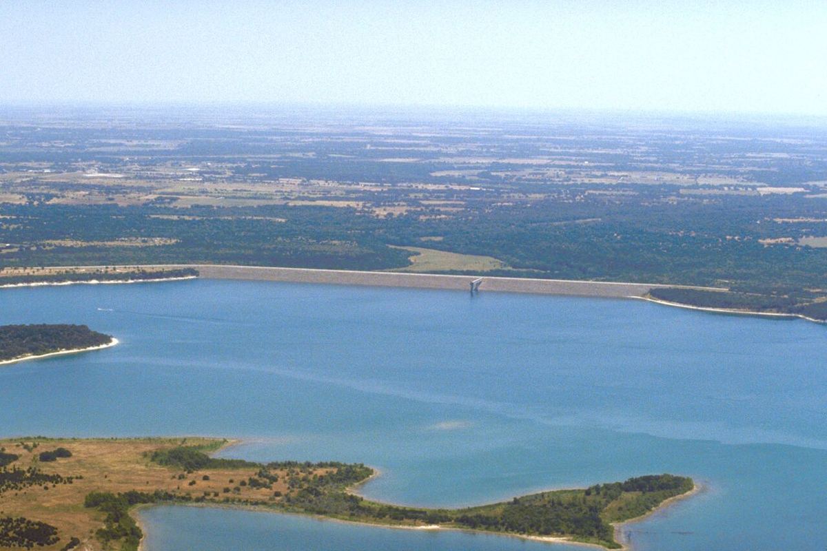 View of Stillhouse Hollow Lake, Texas