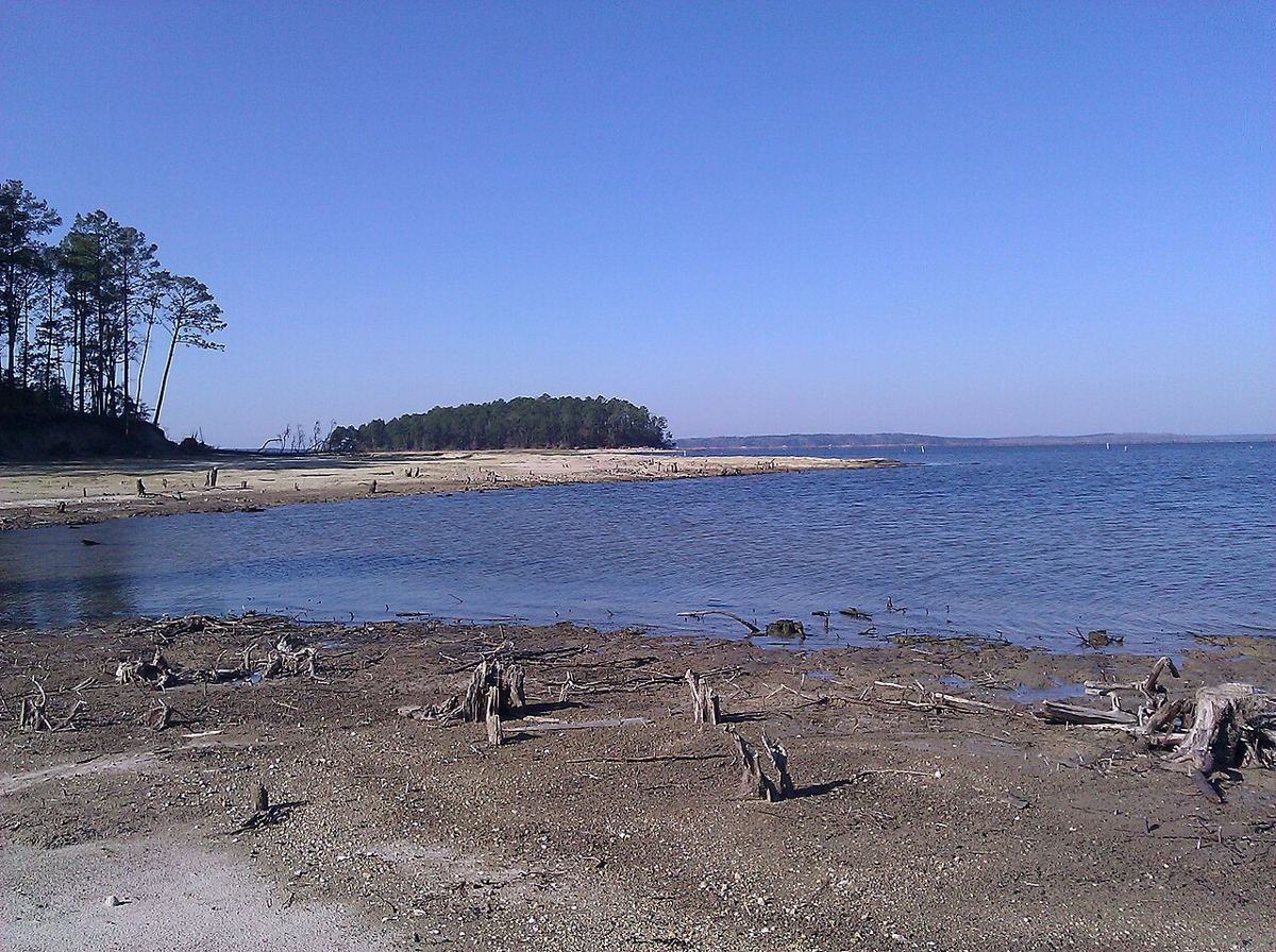 View of Toledo Bend Reservoir, Texas