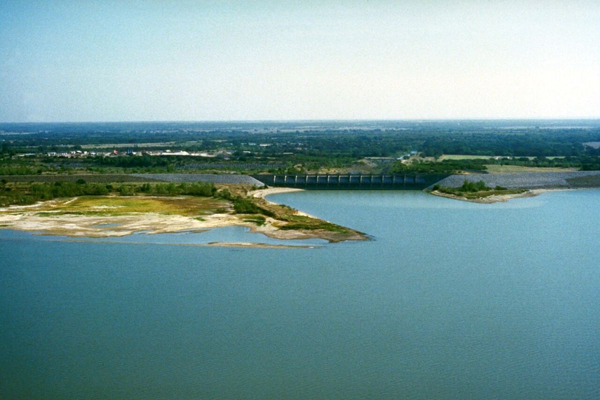 View of Waco Lake, Texas