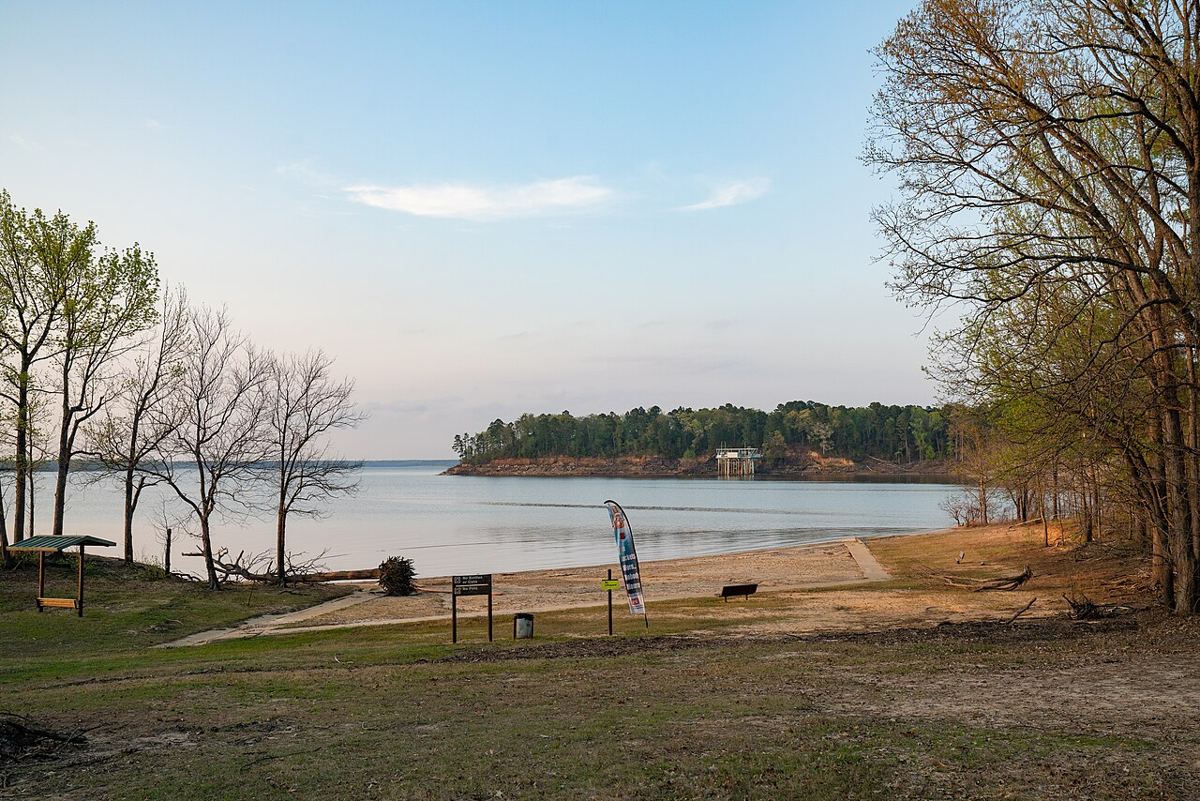 View of Wright Patman Lake, Texas